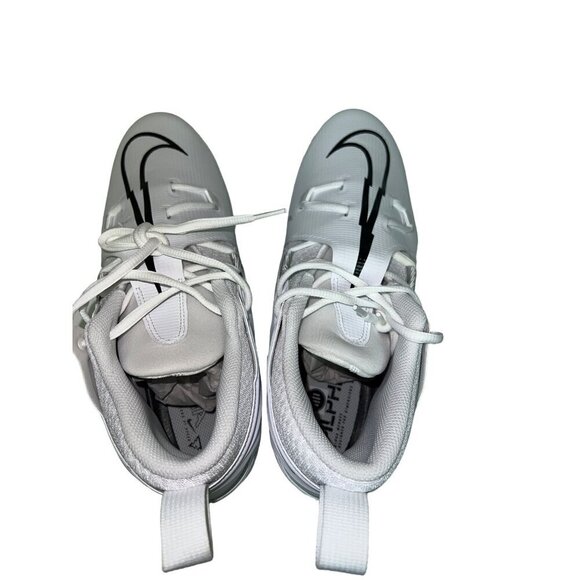 NEW! Nike Alpha Menace Pro 3 Football Cleats White Men's Size 10.5 - Picture 7 of 9